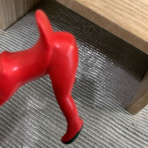 Vintage Rubber Red Pixie Climber Elf
Christmas Ornament - Picture 9 of 15